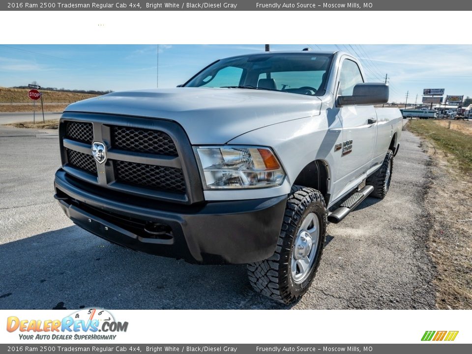 2016 Ram 2500 Tradesman Regular Cab 4x4 Bright White / Black/Diesel Gray Photo #8