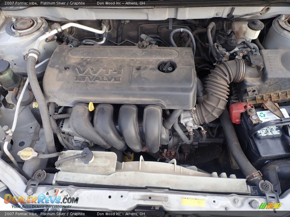 2007 Pontiac Vibe Platinum Silver / Graphite Photo #6