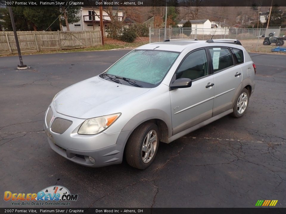 2007 Pontiac Vibe Platinum Silver / Graphite Photo #7