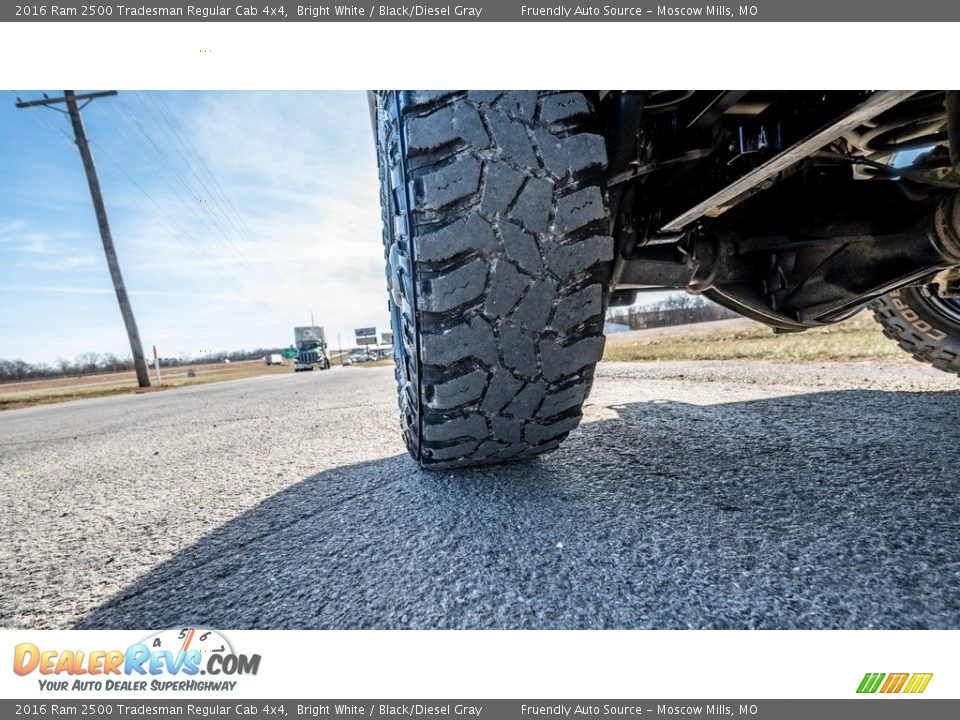 2016 Ram 2500 Tradesman Regular Cab 4x4 Bright White / Black/Diesel Gray Photo #12