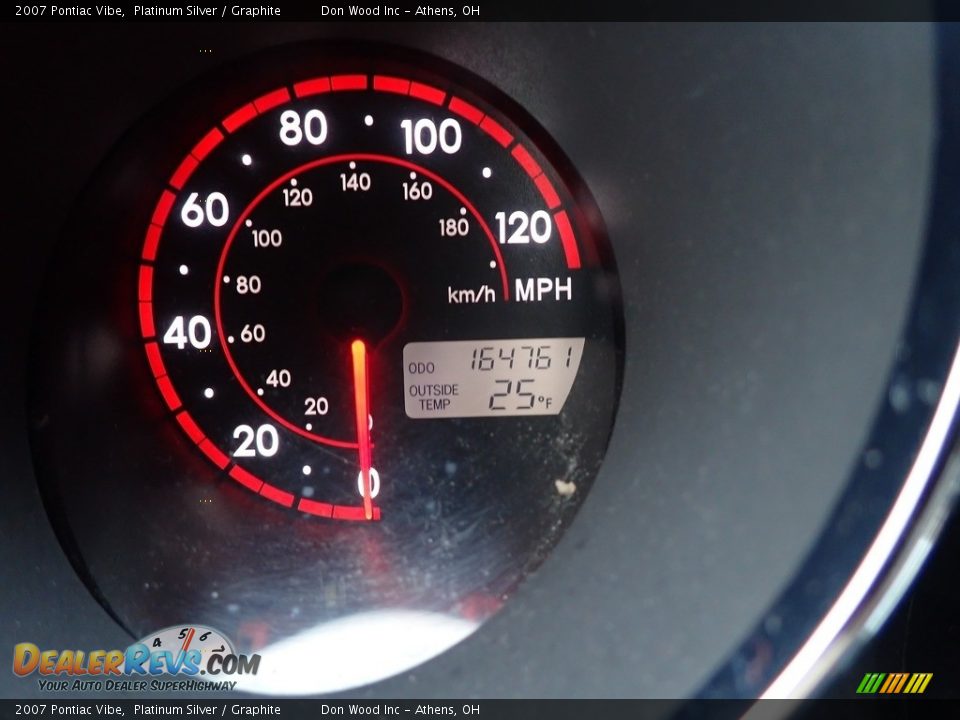 2007 Pontiac Vibe Platinum Silver / Graphite Photo #14