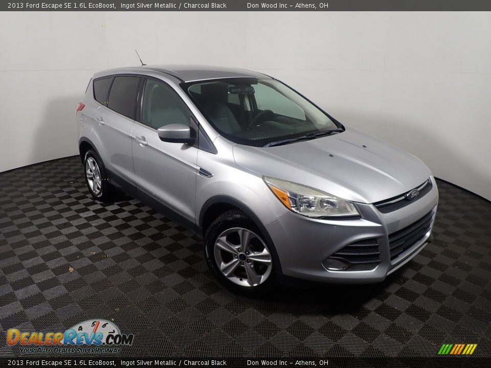 2013 Ford Escape SE 1.6L EcoBoost Ingot Silver Metallic / Charcoal Black Photo #2