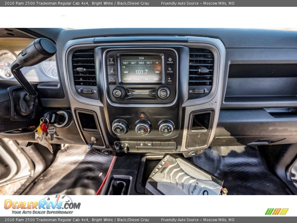 Controls of 2016 Ram 2500 Tradesman Regular Cab 4x4 Photo #25