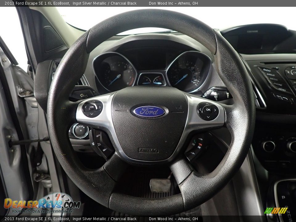 2013 Ford Escape SE 1.6L EcoBoost Ingot Silver Metallic / Charcoal Black Photo #22