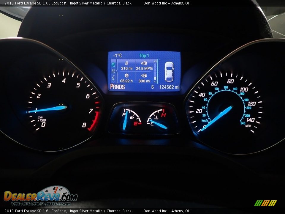 2013 Ford Escape SE 1.6L EcoBoost Ingot Silver Metallic / Charcoal Black Photo #23