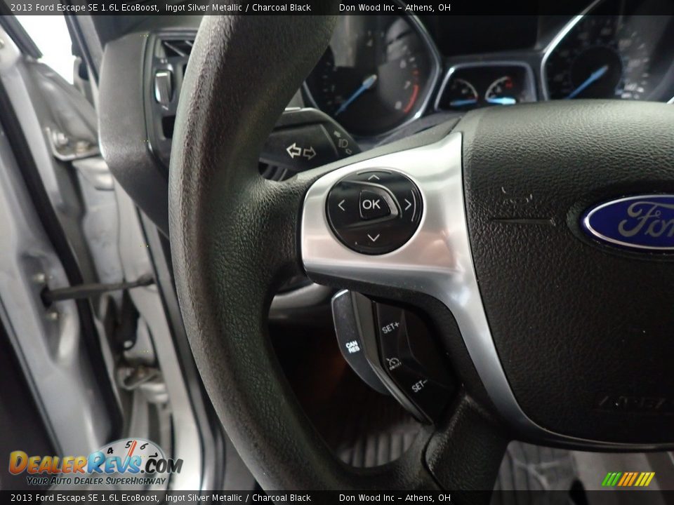2013 Ford Escape SE 1.6L EcoBoost Ingot Silver Metallic / Charcoal Black Photo #24