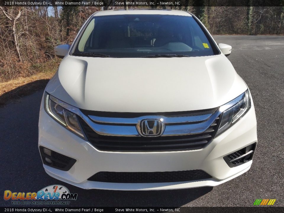 2018 Honda Odyssey EX-L White Diamond Pearl / Beige Photo #5