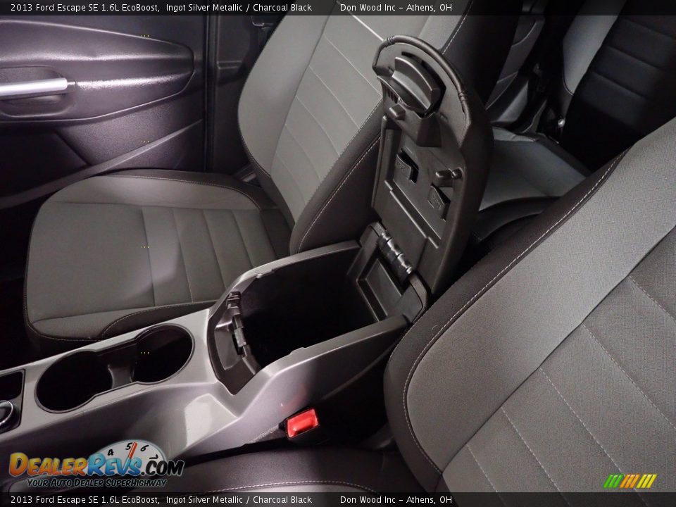 2013 Ford Escape SE 1.6L EcoBoost Ingot Silver Metallic / Charcoal Black Photo #28