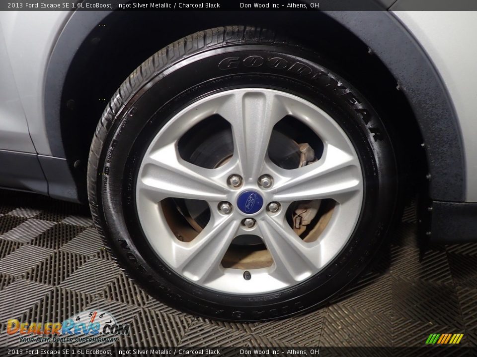 2013 Ford Escape SE 1.6L EcoBoost Ingot Silver Metallic / Charcoal Black Photo #36