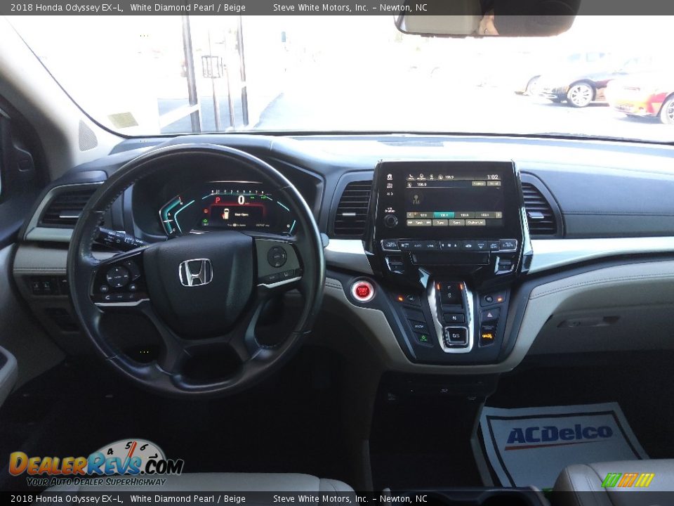 2018 Honda Odyssey EX-L White Diamond Pearl / Beige Photo #20