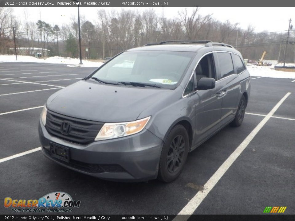 2012 Honda Odyssey EX-L Polished Metal Metallic / Gray Photo #1