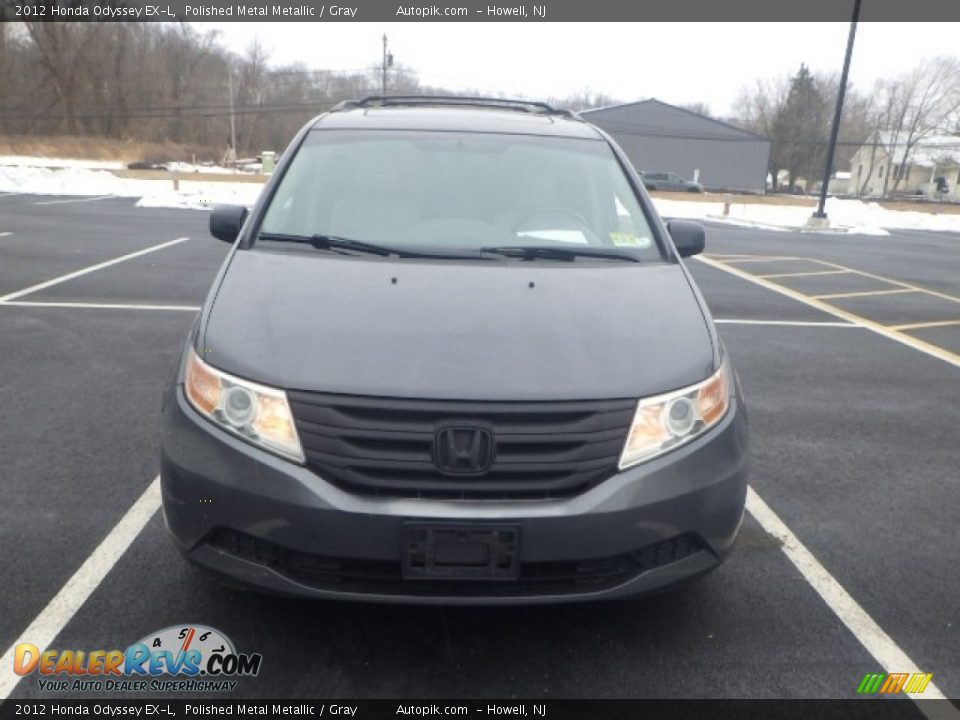 2012 Honda Odyssey EX-L Polished Metal Metallic / Gray Photo #2