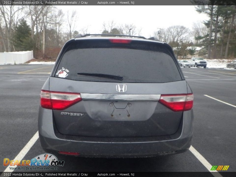 2012 Honda Odyssey EX-L Polished Metal Metallic / Gray Photo #5