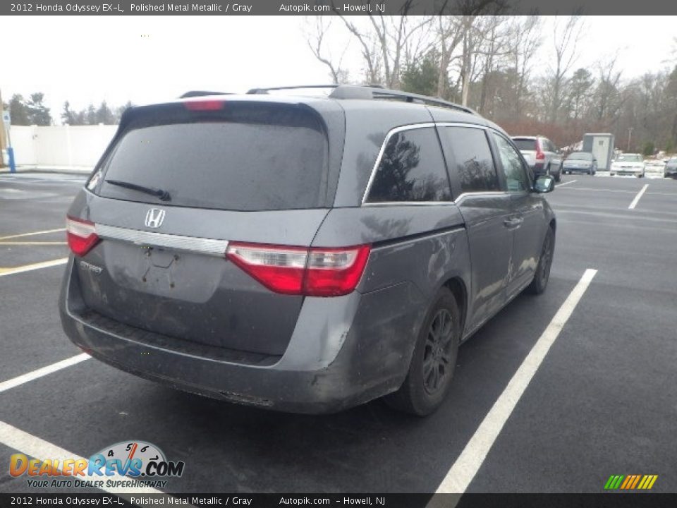 2012 Honda Odyssey EX-L Polished Metal Metallic / Gray Photo #6