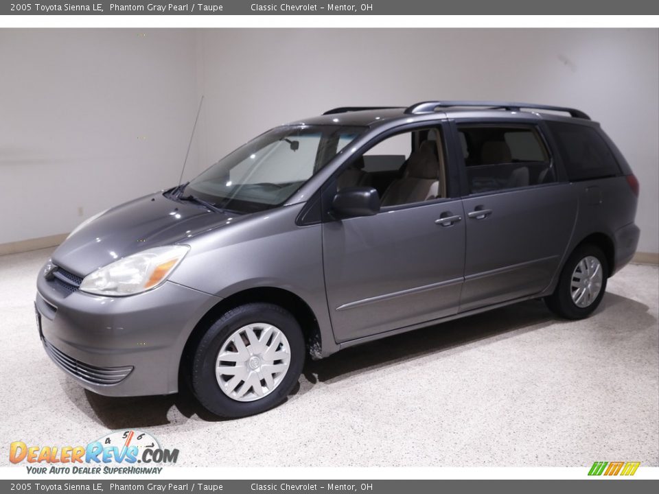 2005 Toyota Sienna LE Phantom Gray Pearl / Taupe Photo #3