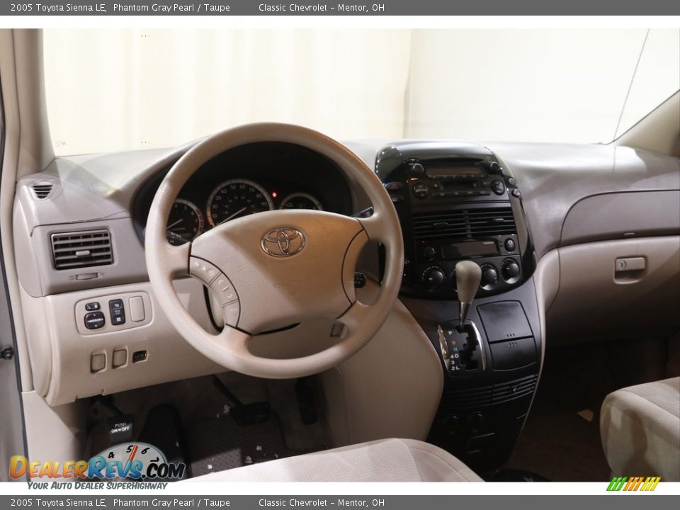 2005 Toyota Sienna LE Phantom Gray Pearl / Taupe Photo #6