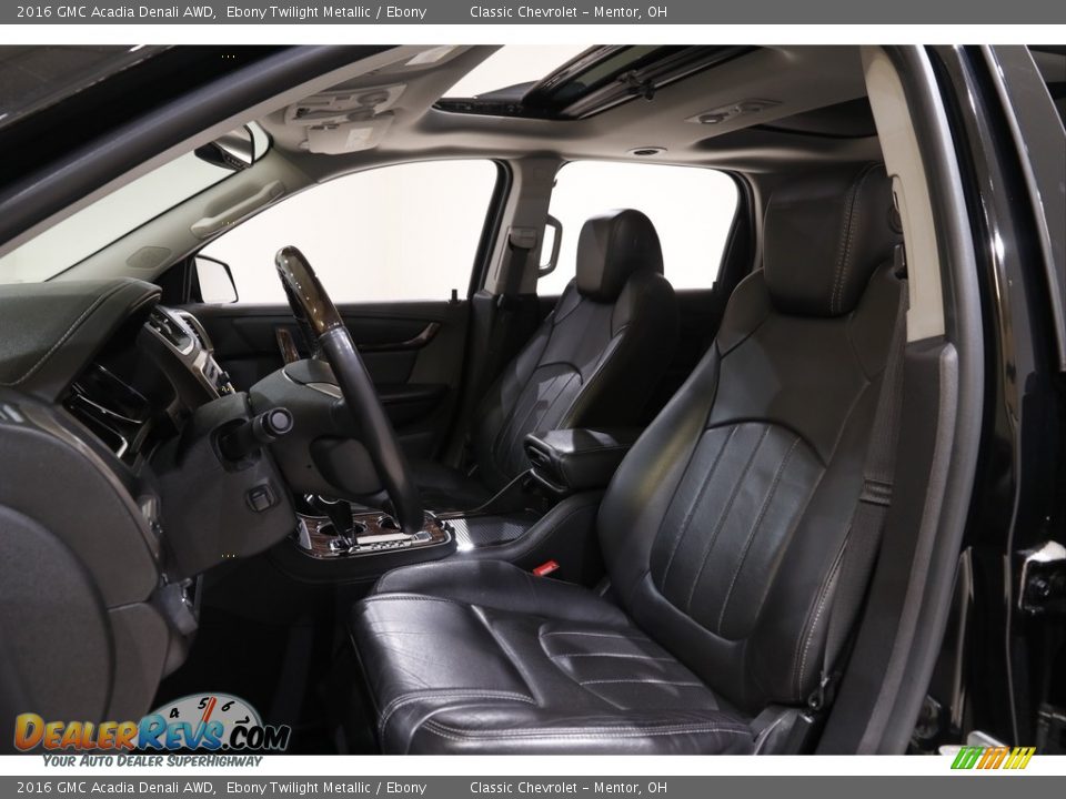 2016 GMC Acadia Denali AWD Ebony Twilight Metallic / Ebony Photo #5