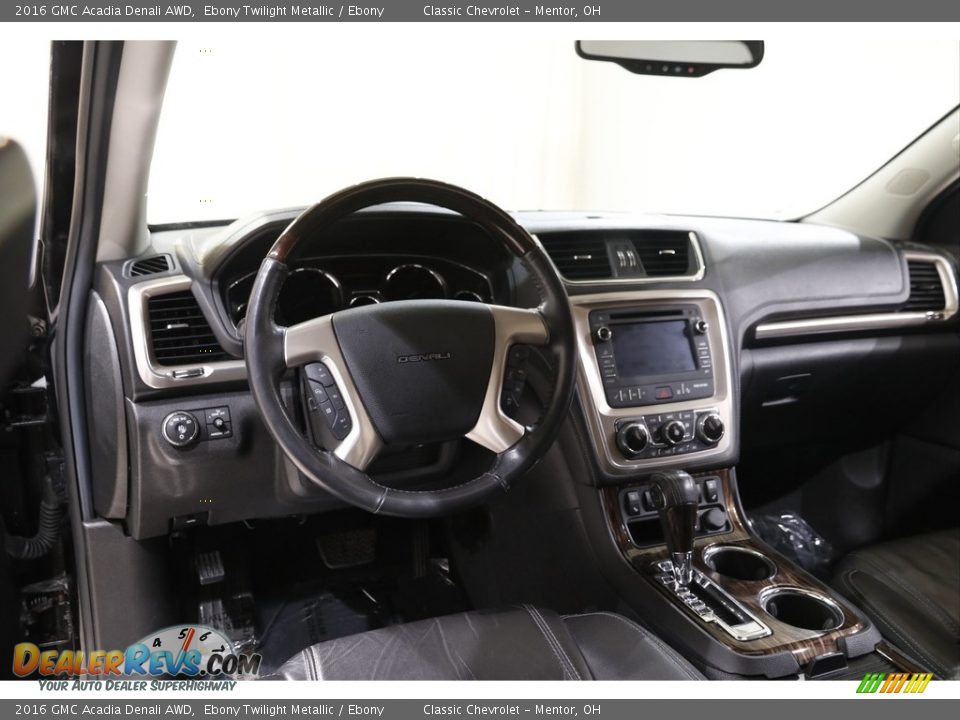 2016 GMC Acadia Denali AWD Ebony Twilight Metallic / Ebony Photo #6