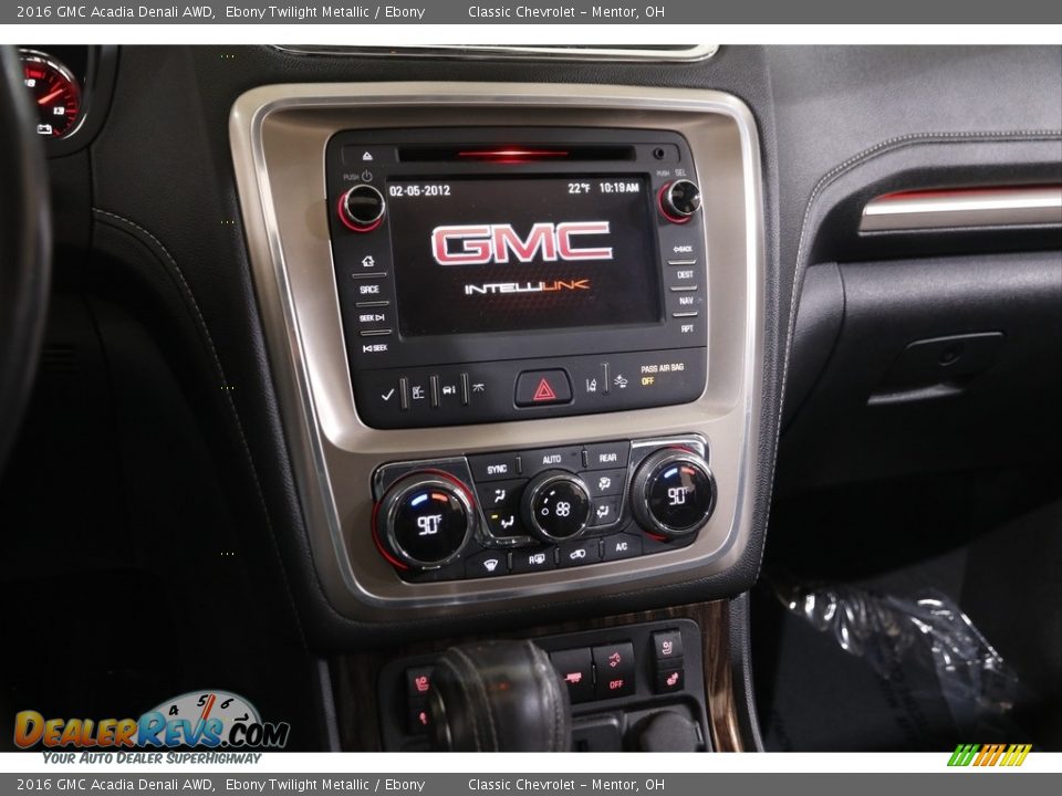 2016 GMC Acadia Denali AWD Ebony Twilight Metallic / Ebony Photo #9