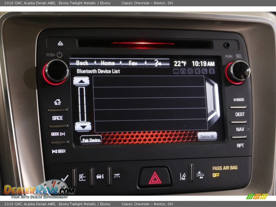 2016 GMC Acadia Denali AWD Ebony Twilight Metallic / Ebony Photo #11