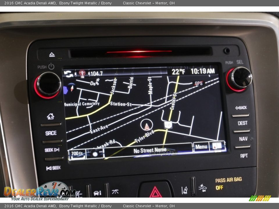 2016 GMC Acadia Denali AWD Ebony Twilight Metallic / Ebony Photo #12