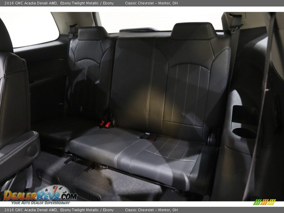 2016 GMC Acadia Denali AWD Ebony Twilight Metallic / Ebony Photo #18