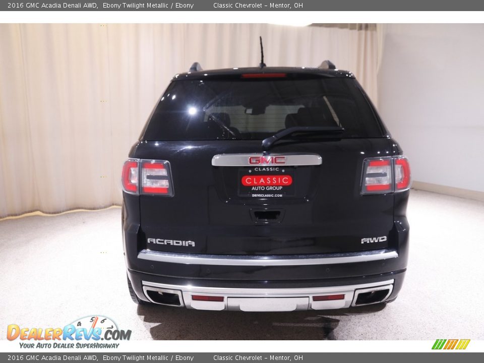 2016 GMC Acadia Denali AWD Ebony Twilight Metallic / Ebony Photo #19
