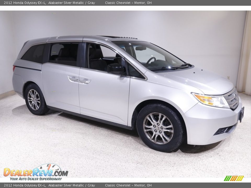 2012 Honda Odyssey EX-L Alabaster Silver Metallic / Gray Photo #1