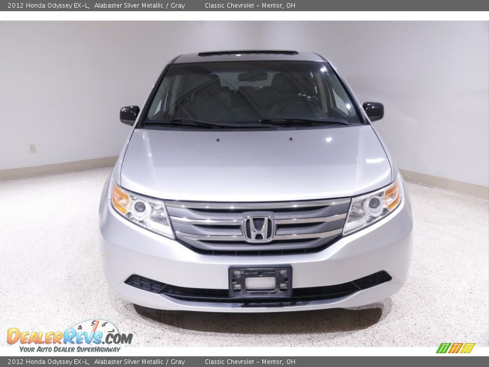 2012 Honda Odyssey EX-L Alabaster Silver Metallic / Gray Photo #2