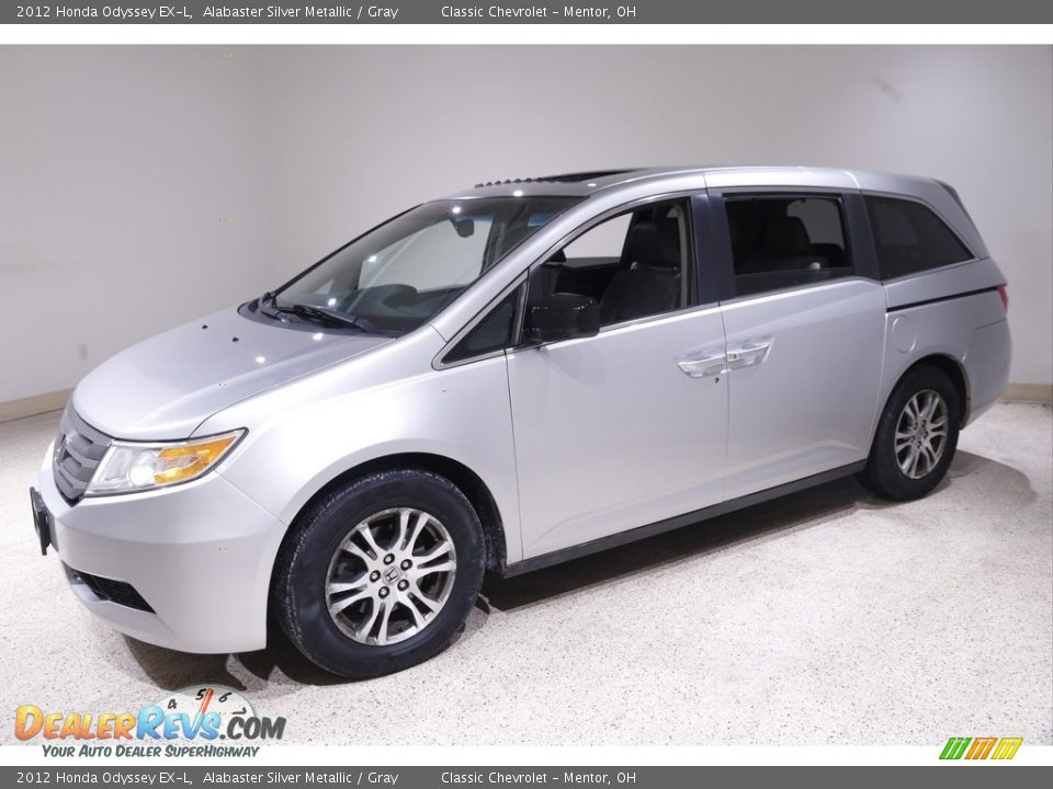 2012 Honda Odyssey EX-L Alabaster Silver Metallic / Gray Photo #3