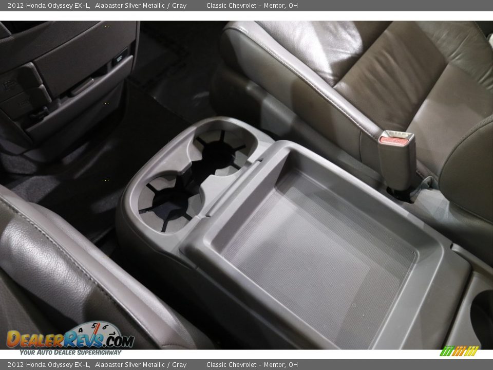 2012 Honda Odyssey EX-L Alabaster Silver Metallic / Gray Photo #16
