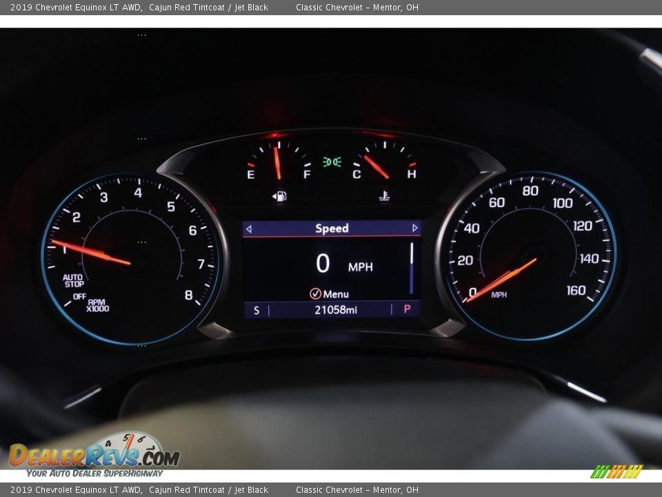2019 Chevrolet Equinox LT AWD Cajun Red Tintcoat / Jet Black Photo #8