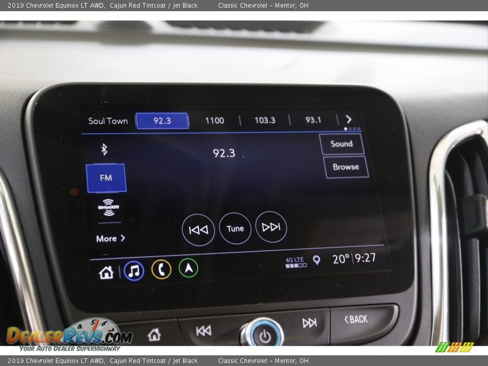 2019 Chevrolet Equinox LT AWD Cajun Red Tintcoat / Jet Black Photo #10