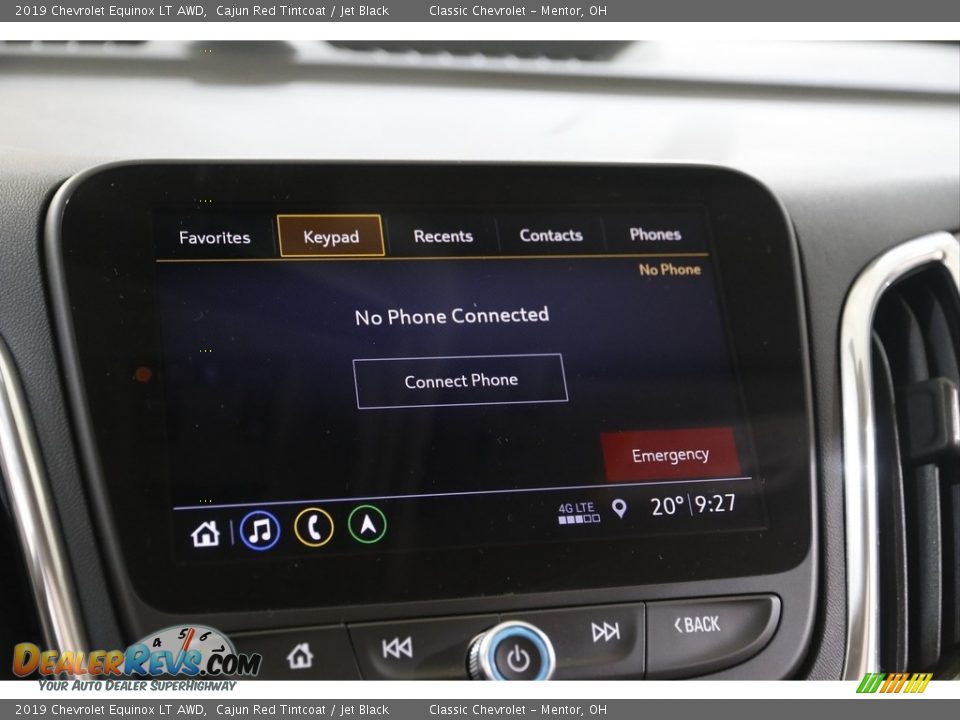 2019 Chevrolet Equinox LT AWD Cajun Red Tintcoat / Jet Black Photo #11