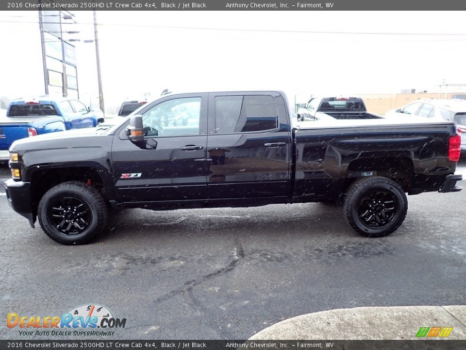 Black 2016 Chevrolet Silverado 2500HD LT Crew Cab 4x4 Photo #8