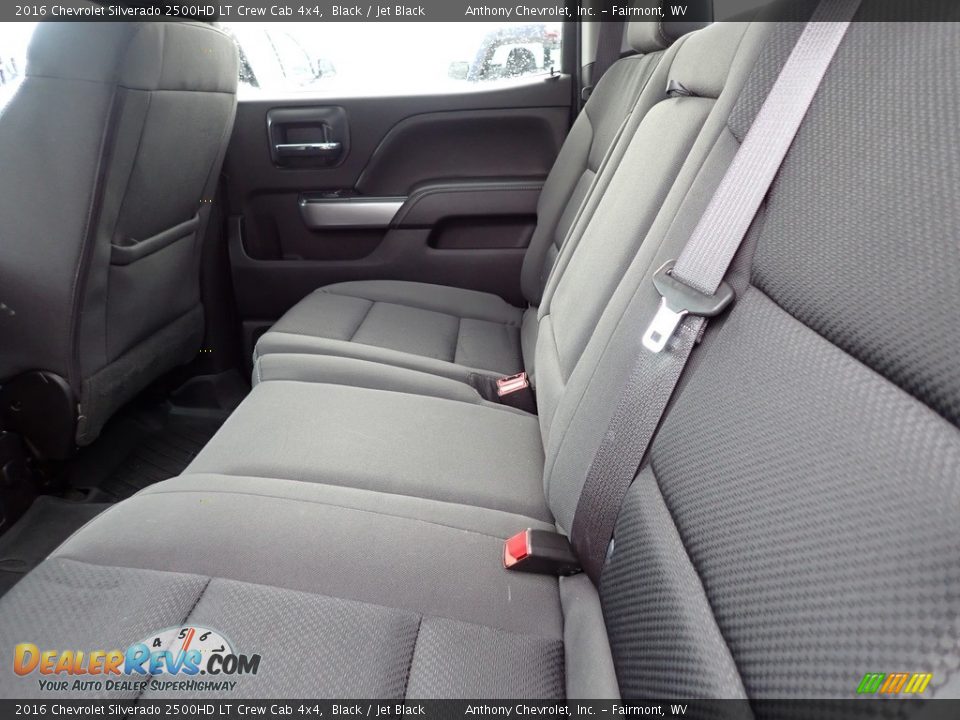 Rear Seat of 2016 Chevrolet Silverado 2500HD LT Crew Cab 4x4 Photo #12