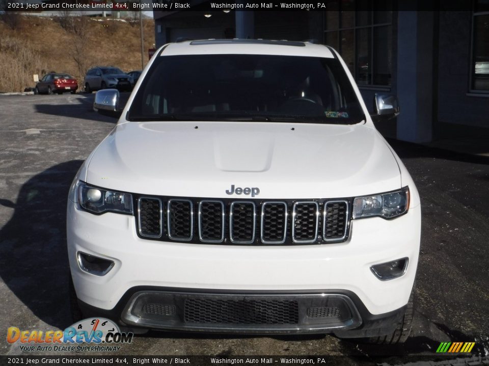 2021 Jeep Grand Cherokee Limited 4x4 Bright White / Black Photo #4