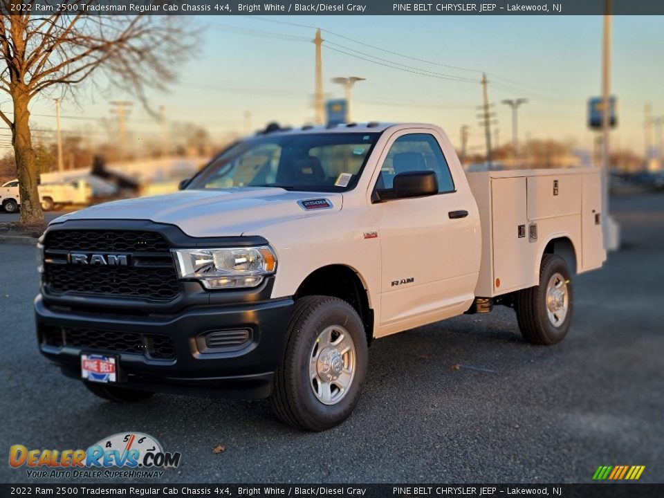 2022 Ram 2500 Tradesman Regular Cab Chassis 4x4 Bright White / Black/Diesel Gray Photo #1