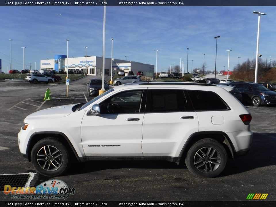 2021 Jeep Grand Cherokee Limited 4x4 Bright White / Black Photo #7