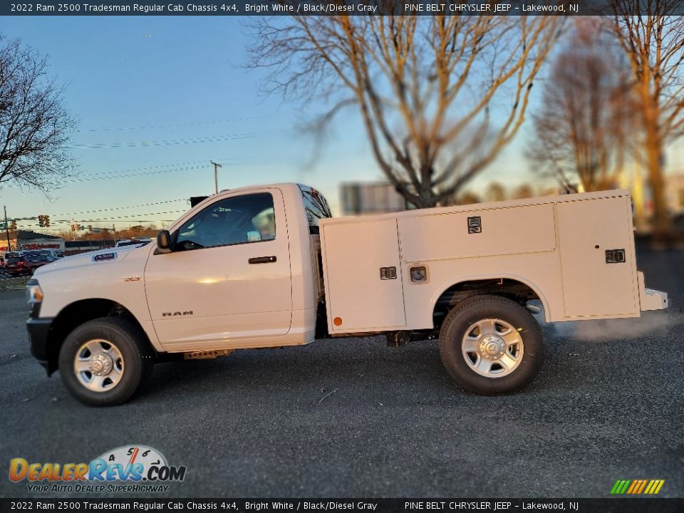 Bright White 2022 Ram 2500 Tradesman Regular Cab Chassis 4x4 Photo #3