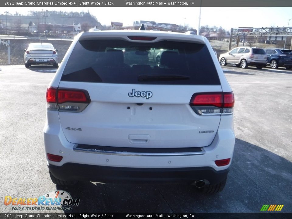 2021 Jeep Grand Cherokee Limited 4x4 Bright White / Black Photo #8