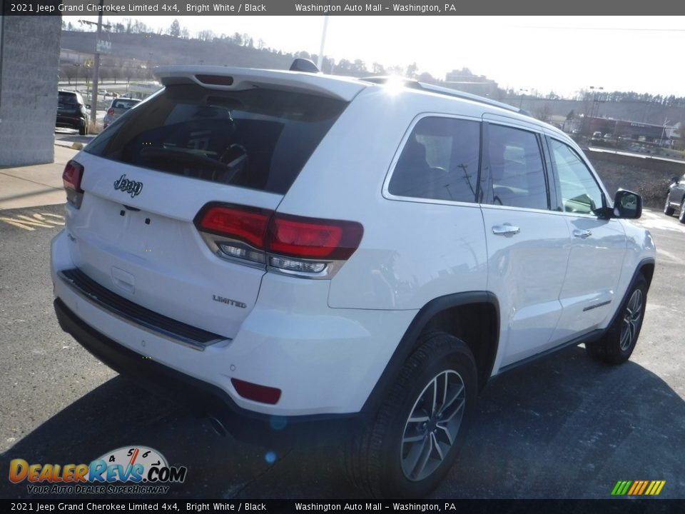 2021 Jeep Grand Cherokee Limited 4x4 Bright White / Black Photo #9