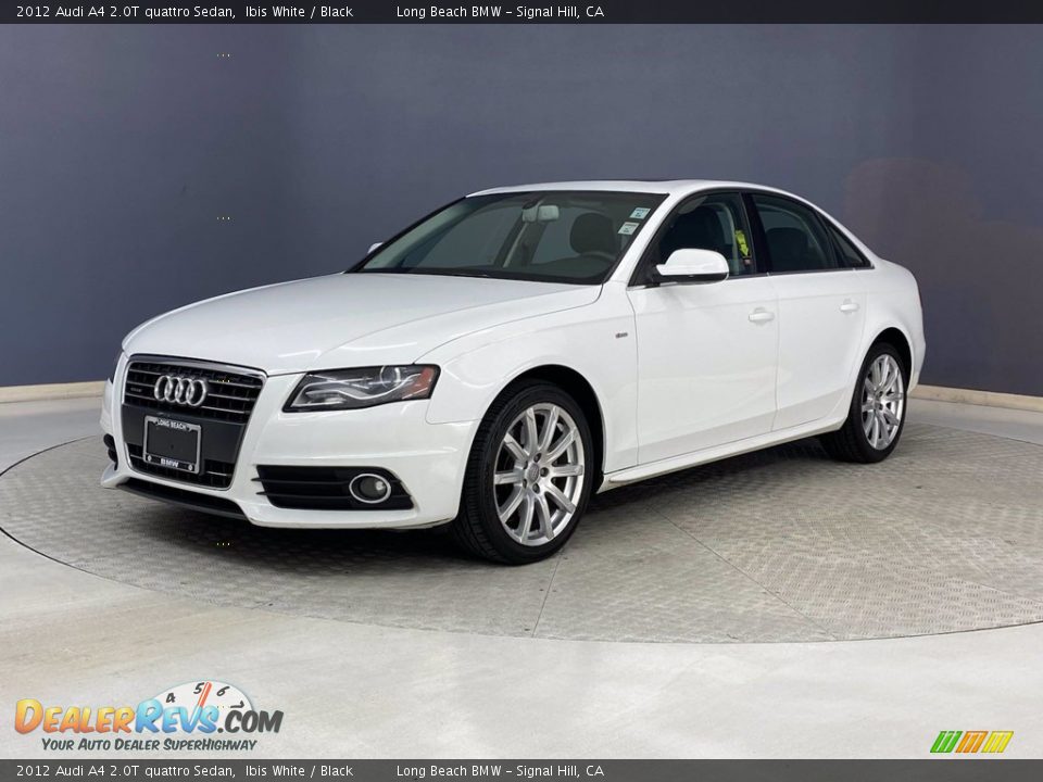 2012 Audi A4 2.0T quattro Sedan Ibis White / Black Photo #3