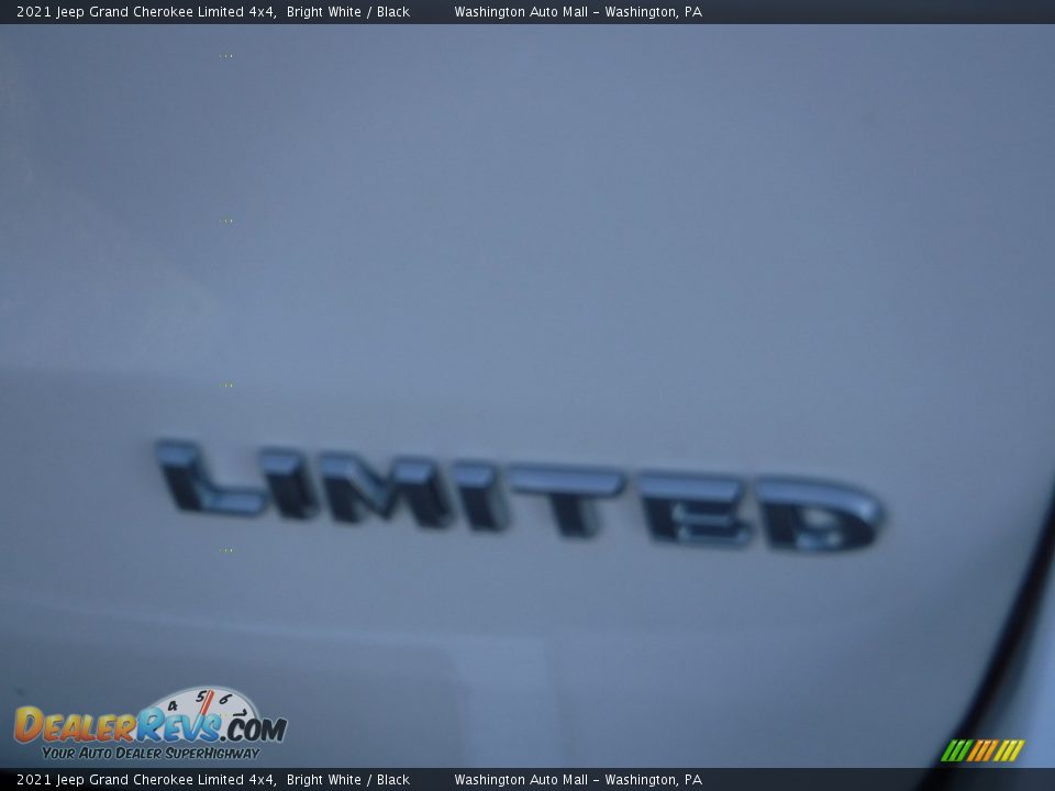 2021 Jeep Grand Cherokee Limited 4x4 Bright White / Black Photo #10