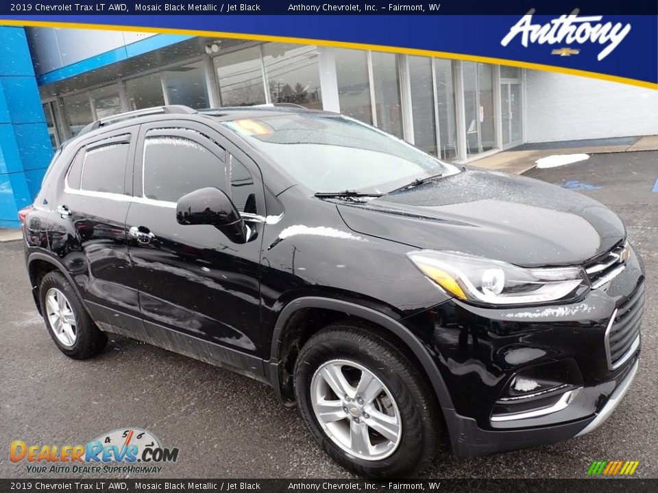 2019 Chevrolet Trax LT AWD Mosaic Black Metallic / Jet Black Photo #1