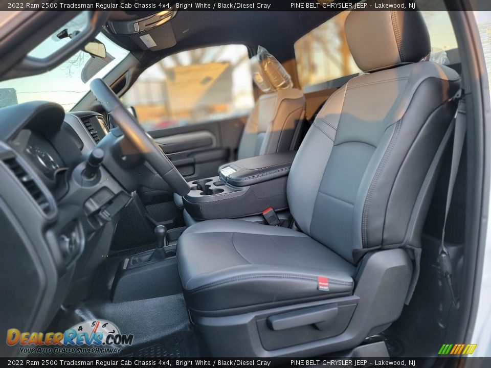 Black/Diesel Gray Interior - 2022 Ram 2500 Tradesman Regular Cab Chassis 4x4 Photo #8
