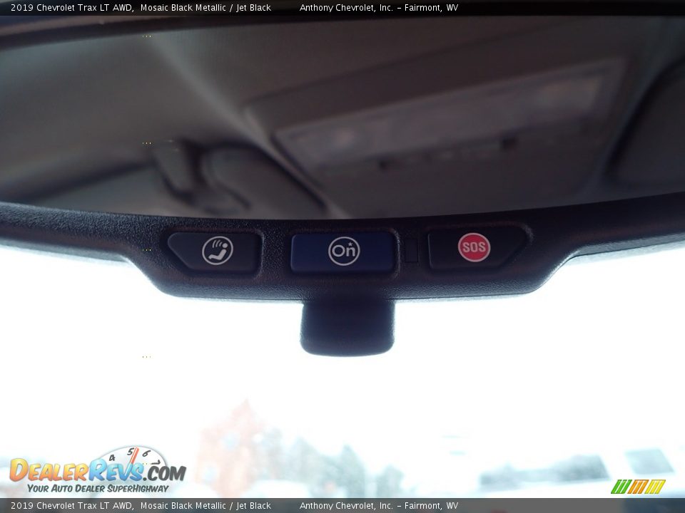 2019 Chevrolet Trax LT AWD Mosaic Black Metallic / Jet Black Photo #17