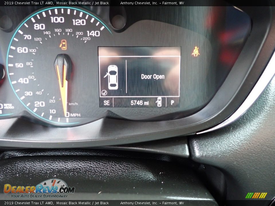 2019 Chevrolet Trax LT AWD Mosaic Black Metallic / Jet Black Photo #20
