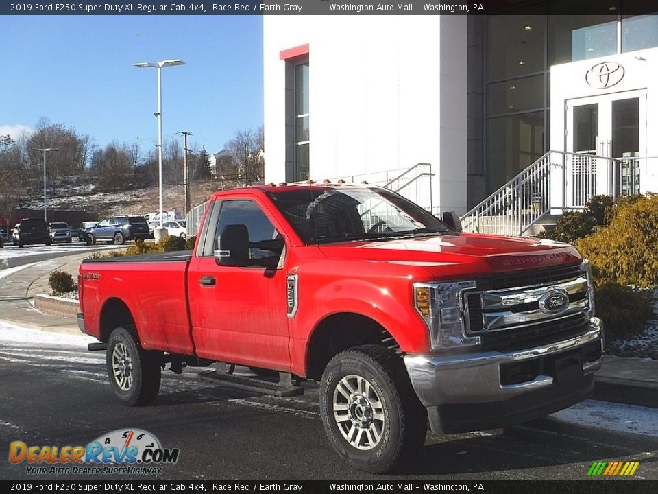 2019 Ford F250 Super Duty XL Regular Cab 4x4 Race Red / Earth Gray Photo #1