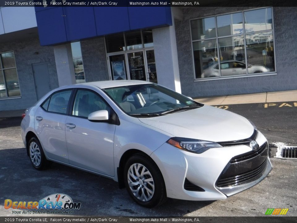 2019 Toyota Corolla LE Falcon Gray metallic / Ash/Dark Gray Photo #1